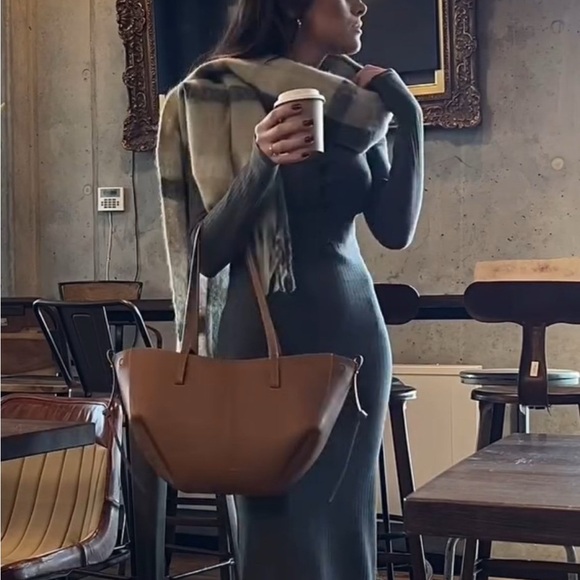 Zara PLAID SCARF WITH FRINGES - Picture 7 of 10